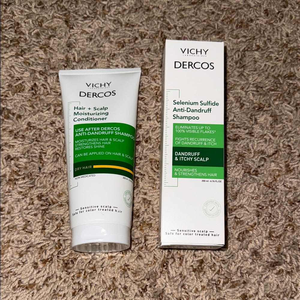 Vichy Dercos Anti-Dandruff Shampoo and Conditioner Set -